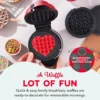 WAFLERA DASH MULTIMAKER MINI CON PLACAS REMOVIBLES | ROJO