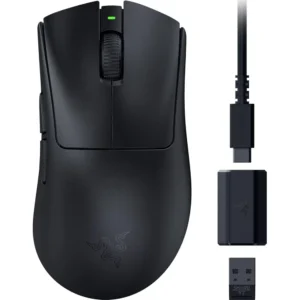 MOUSE GAMER INALÁMBRICO RAZER DEATHADDER V3 HYPERSPEED| NEGRA