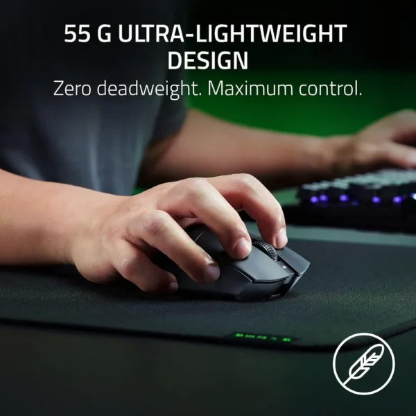 MOUSE GAMER INALÁMBRICO RAZER DEATHADDER V3 HYPERSPEED| NEGRA