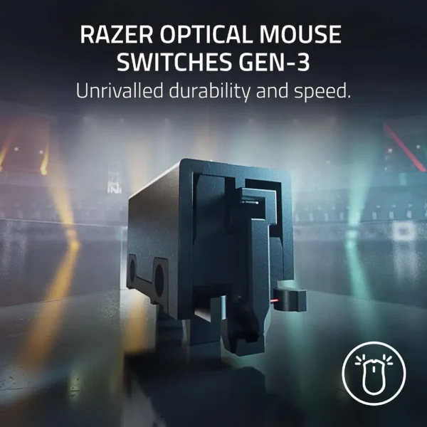 MOUSE GAMER INALÁMBRICO RAZER DEATHADDER V3 HYPERSPEED| NEGRA