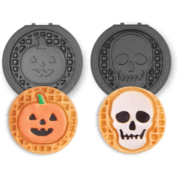 WAFLERA DASH MULTIMAKER MINI CALAVERA Y CALABAZA | 2 PIEZAS