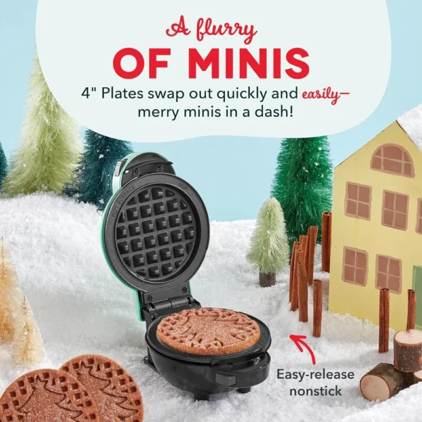 WAFLERA DASH MULTIMAKER MINI MUÑECO DE NIEVE Y ÁRBOL | 2 PIEZAS