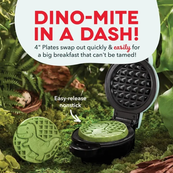 WAFLERA DASH MULTIMAKER MINI UNICORNIO Y DINOSAURIO | 2 PIEZAS