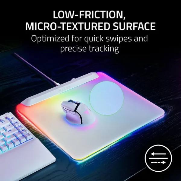 ALFOMBRILLA GAMER RAZER FIREFLY V2 PRO RGB| WHITE