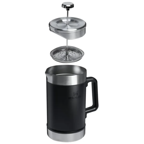 STANLEY CAFETERA FRENCH PRESS CLASSIC STAY-HOT 48 OZ / 1.42 L | BLACK 2.0