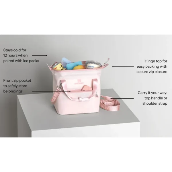 STANLEY ALL DAY JULIENNE SOFT COOLER BAG | LUNCH BOX ROSA PEONIA