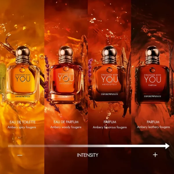 PERFUME GIORGIO ARMANI STRONGER WITH YOU INTENSELY EDP HOMBRE 3.4 OZ / 100 ML