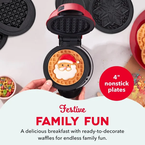WAFLERA DASH HOLIDAY MULTIMAKER MINI | ROJO