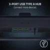 BASE DE REFRIGERACIÓN PARA LAPTOP RAZER ADAPTIVE LAPTOP INTELIGENTE| NEGRA