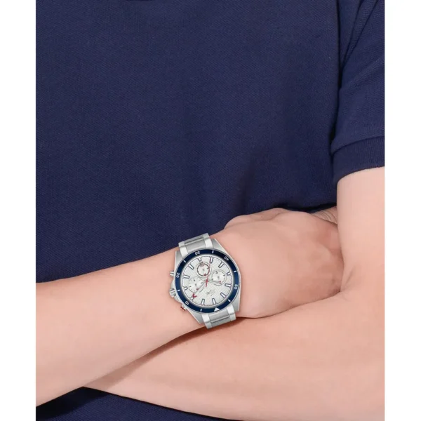 RELOJ LACOSTE MAINSAIL CRONÓGRAFO 43 MM HOMBRE - SILVER/WHITE
