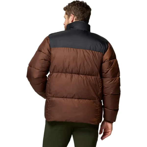 CASACA COLUMBIA PARA HOMBRE MODELO III | Mediana | Black, (Tobacco/Black)
