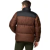 CASACA COLUMBIA PARA HOMBRE MODELO III | Pequeña | Black, (Tobacco/Black)