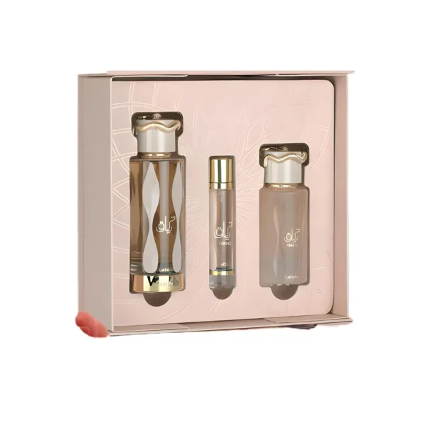b0dpbng22l_0_webp.webp SET DE PERFUME LATTAFA TERIAQ EDP UNISEX 3PZS