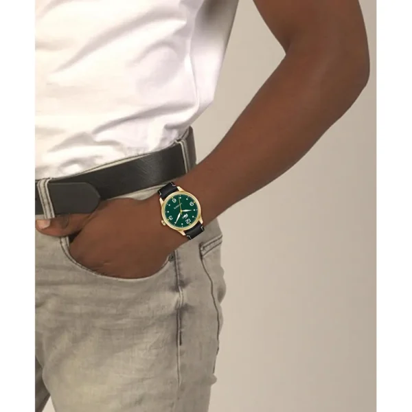 RELOJ LACOSTE LISBON CUARZO 42 MM HOMBRE - BLACK/GREEN
