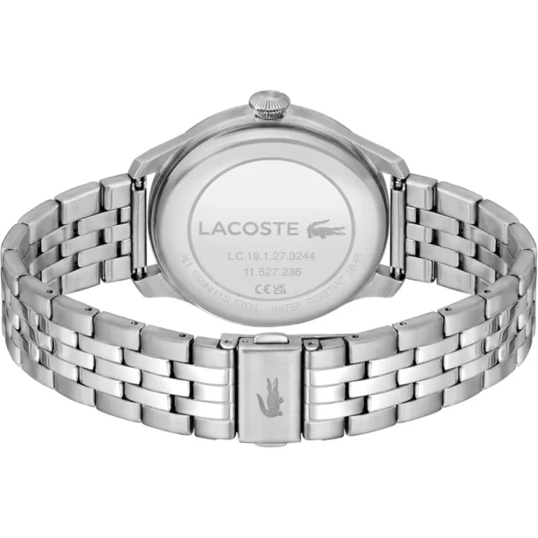 RELOJ LACOSTE LISBON CUARZO 42 MM HOMBRE - SILVER/BEIGE