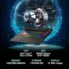 LAPTOP MSI VECTOR 16 HX AI 16″ INTEL ULTRA 9 RTX 5070 TI 16GB 1TB | GRIS COSMOS