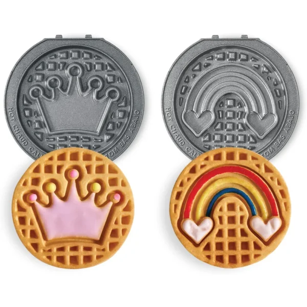 WAFLERA DASH MULTIMAKER MINI CORONA Y ARCOÍRIS | 2 PIEZAS