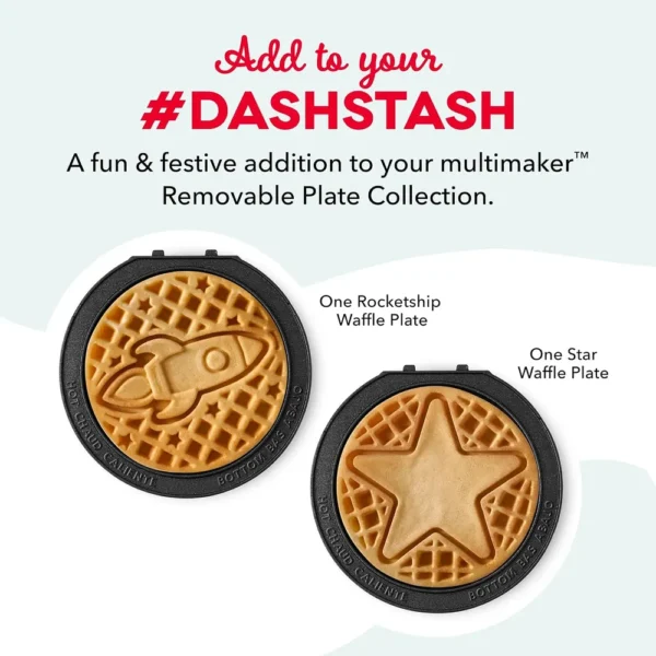 WAFLERA DASH MULTIMAKER MINI COHETE Y ESTRELLA | 2 PIEZAS