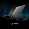 LAPTOP MSI VECTOR A18 HX 18″ RYZEN 9 RTX 5070 TI 32GB 2TB | GRIS COSMOS