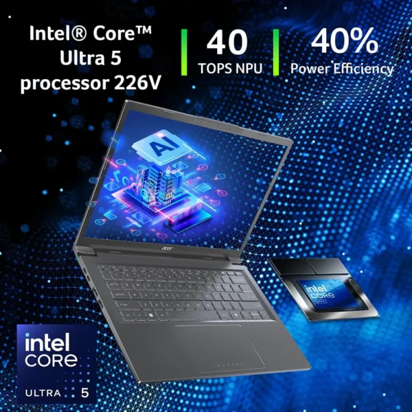 LAPTOP ACER ASPIRE 14 AI 14″ INTEL ULTRA 5 INTEL ARC 16GB 512GB | GRIS