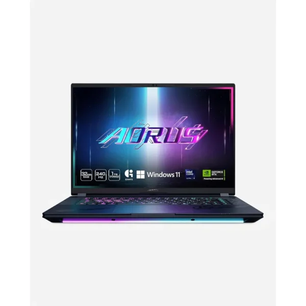 LAPTOP GIGABYTE AORUS MASTER 16 16″ INTEL ULTRA 9 RTX 5070 TI 32GB 1TB | NEGRO