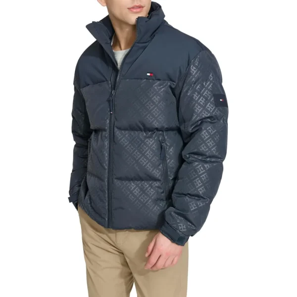CASACA MIXTA TOMMY HILFIGER PARA HOMBRE | Pequeña | Tommy Logo Print