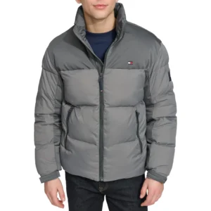 CASACA MIXTA TOMMY HILFIGER PARA HOMBRE | Pequeña | Charcoal