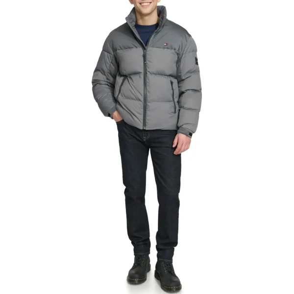 CASACA MIXTA TOMMY HILFIGER PARA HOMBRE | Pequeña | Charcoal