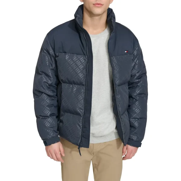 CASACA MIXTA TOMMY HILFIGER PARA HOMBRE | Mediana | Tommy Logo Print