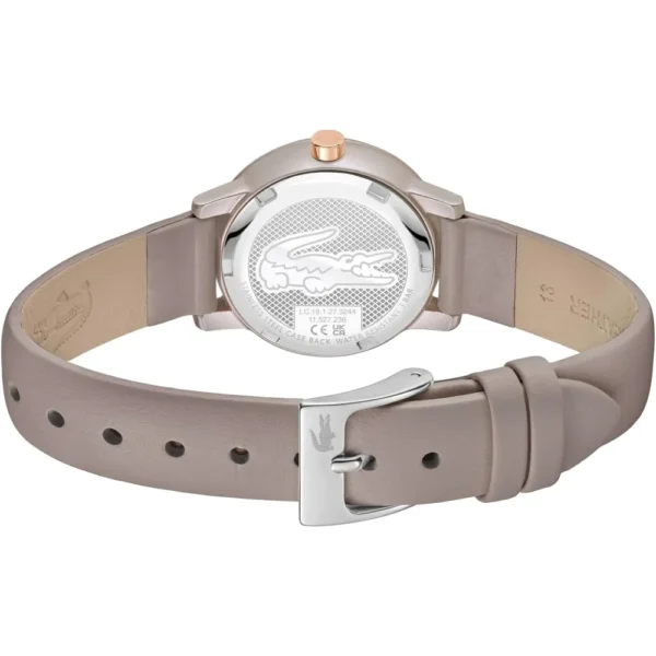 RELOJ LACOSTE 12.12 SWIFT CORREA DE PIEL MUJER - Taupe