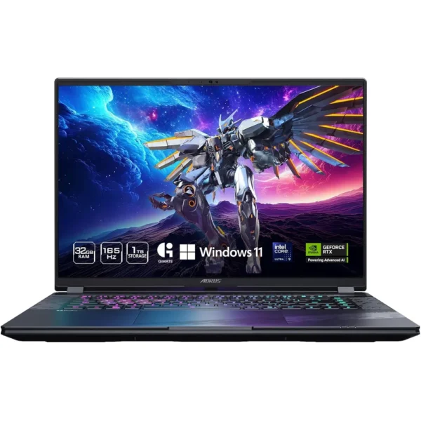 LAPTOP GIGABYTE AORUS ELITE 16 16″ INTEL ULTRA 9 RTX 5070 32GB 1TB | NEGRO