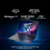 LAPTOP GIGABYTE AORUS ELITE 16 16″ INTEL ULTRA 9 RTX 5070 32GB 2TB | NEGRO