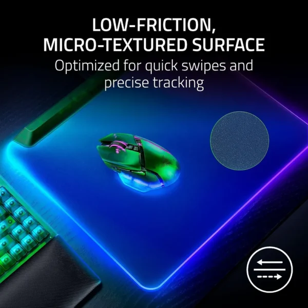 ALFOMBRILLA GAMER RAZER FIREFLY V2 PRO RGB| PHANTOM GREEN