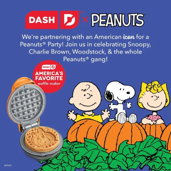 WAFLERA MINI PEANUTS X DASH SNOOPY JACK-O-LANTERN | NARANJA