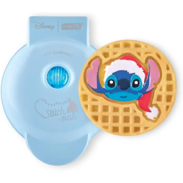 WAFLERA MINI DISNEY DASH STITCH | GORRO DE SANTA | AZUL