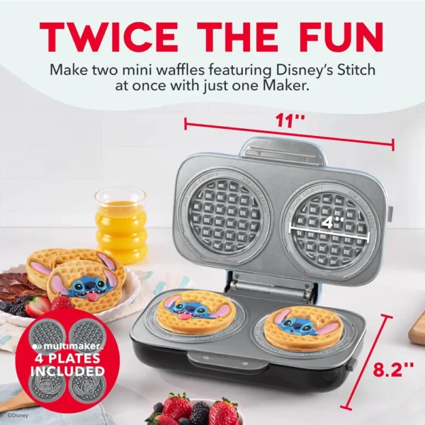 WAFLERA MINI DISNEY DASH MULTIMAKER | DOBLE | LILO & STITCH