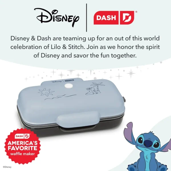 WAFLERA MINI DISNEY DASH MULTIMAKER | DOBLE | LILO & STITCH