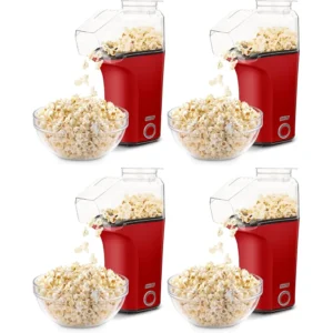 MÁQUINA DE PALOMITAS DASH FRESH POP 16 TAZAS | ROJO | PACK 4