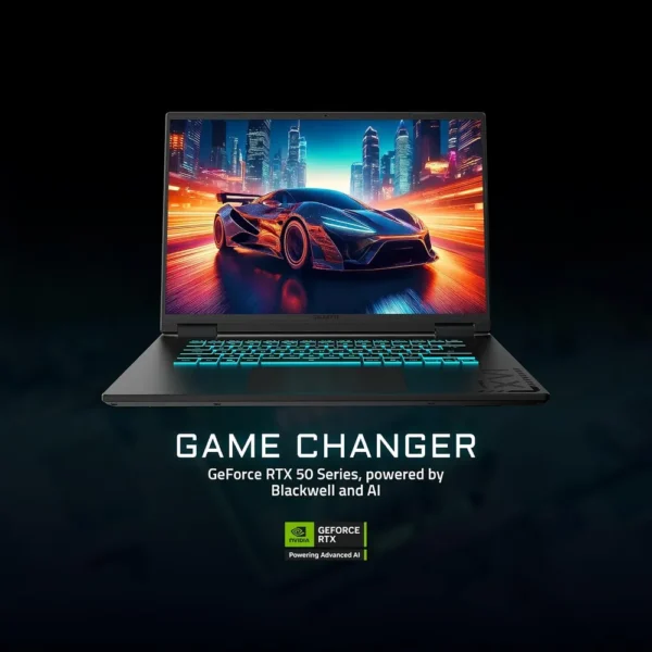 LAPTOP GIGABYTE GAMING A16 16″ INTEL CORE I7 RTX 5070 32GB 1TB | NEGRO
