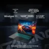 LAPTOP GIGABYTE GAMING A16 16″ INTEL CORE I7 RTX 5050 16GB 512GB | NEGRO