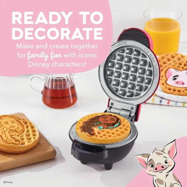 WAFLERA DASH MULTIMAKER MINI MOANA & PUA | 2 PIEZAS