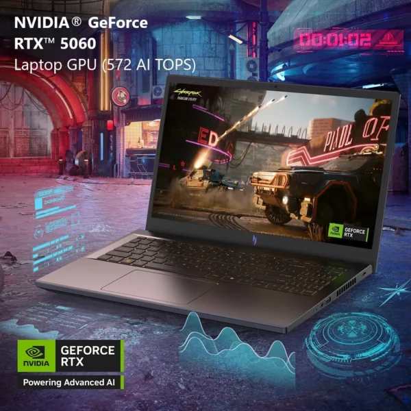 LAPTOP ACER NITRO V 15.6″ INTEL CORE I9 RTX 5060 16GB 1TB | NEGRO