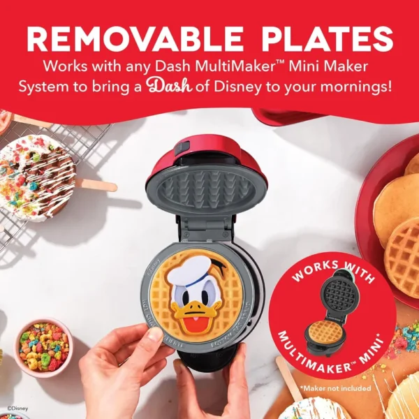 WAFLERA DASH MULTIMAKER MINI DONALD & DAISY | 2 PIEZAS
