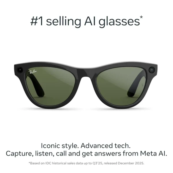 LENTES RAY-BAN META GEN 2 SKYLER  | BLACK GREEN