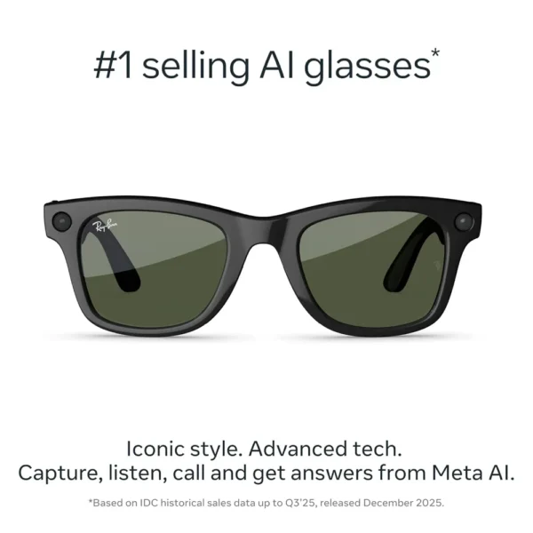 LENTES RAY-BAN META GEN 2 WAYFARER LARGE  | BLACK GREEN SHINY