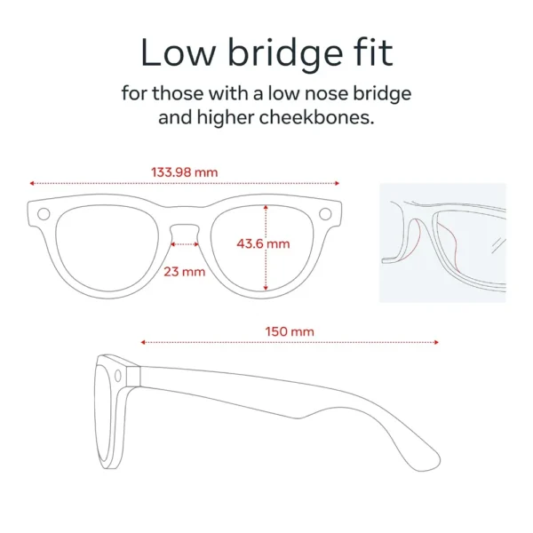 LENTES RAY-BAN META GEN 2 HEADLINER LOW BRIDGE  | VERDE