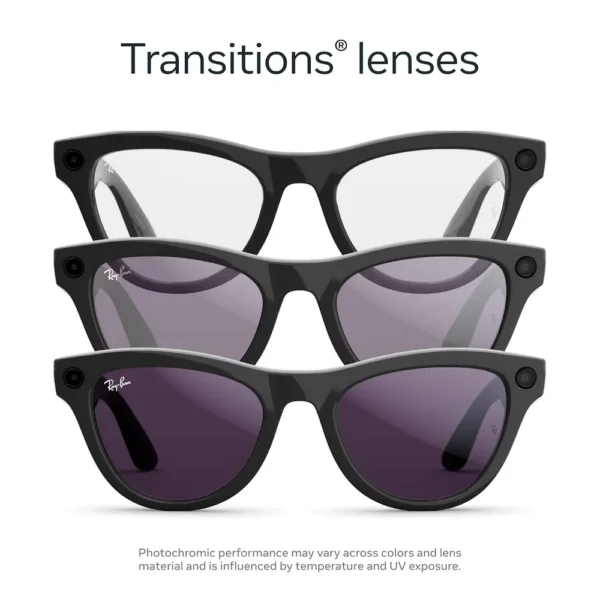 LENTES RAY-BAN META GEN 2 SKYLER | AMASTISTA NEGRO