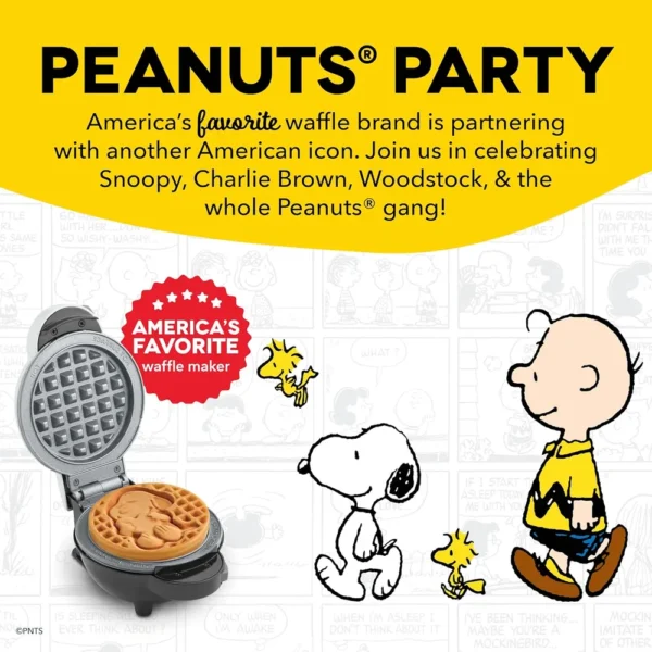 WAFLERA DASH MULTIMAKER MINI PEANUTS | 2 PIEZAS