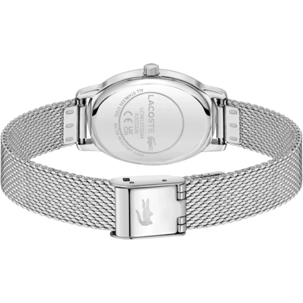 RELOJ LACOSTE PARISIENNE CORREA DE PIEL MUJER - Silver