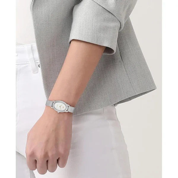 RELOJ LACOSTE PARISIENNE CORREA DE PIEL MUJER - Silver